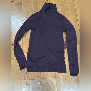 Athleta Deep Purple Long Sleeve Top